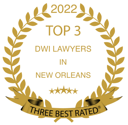 Top 3 DWI Lawyers NOLA 2022 gold