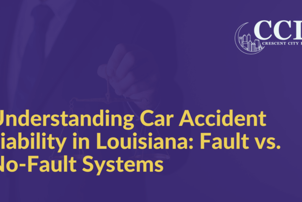 Understanding Car Accident Liability in Louisiana: Fault vs. No-Fault Systems